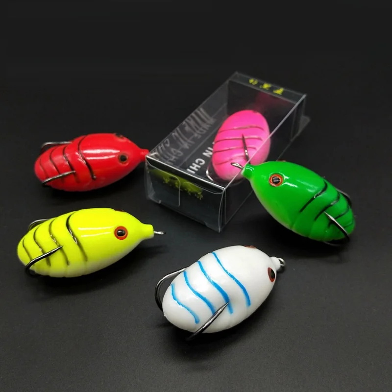 5.5cm 12g Frog Lure Fishing Lure Artificial Bait Topwater Lures Fishing Wobblers tackle Pesca Pike Bass Soft