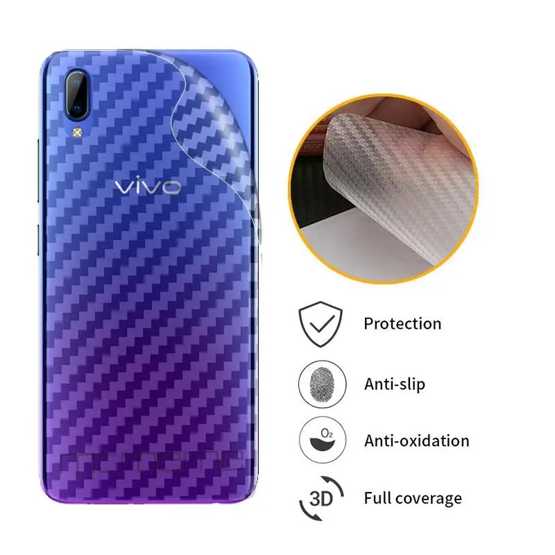 

3D Carbon Fiber Protective Back Film VIVO Y91 Y91i Y93 Y93S Y95 Y97 Back Screen Protector Film Sticker VIVO Y 91 91i 93 s 95 97