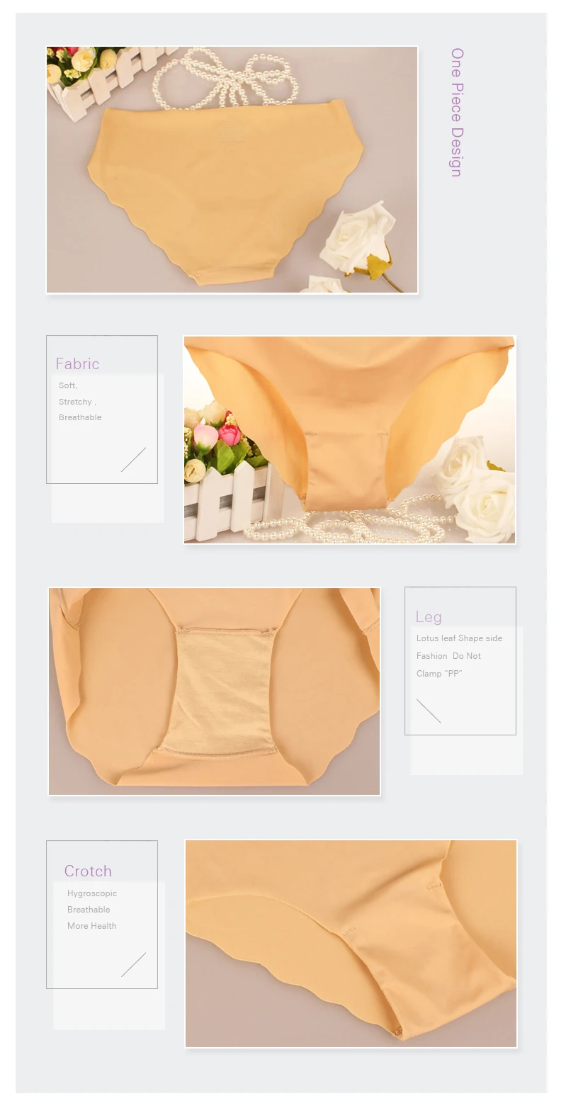 Ice Silk sexy women panties-XQY-05