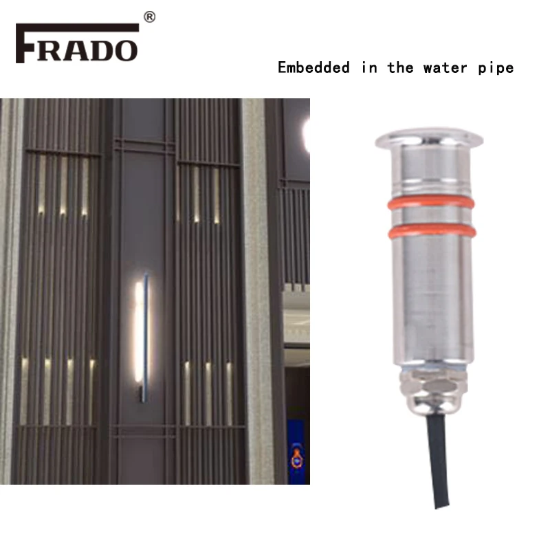 Mini 1W IP67 Outdoor Waterproof Round LED Step lights LED underground light DC12V Deck Lights Step Light Warm White