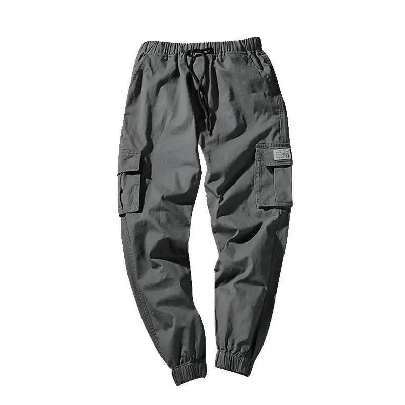 7XL Cargo Pants Men Quality Cotton Pencil Pants Male Washed Slim Fit Pants Mens Trousers Korean Brand MuLS Plus Size Casual Pant 04