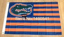 Florida Gators With Modified US Flag 3ft x 5ft Polyester NCAA Pirates Banner Flying Size No.4 144* 96cm QingQing Flag