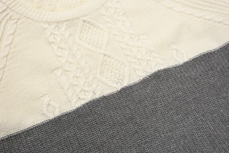 US $18.86 49% OFF|Knitted Mens Twist Sweater Casual Slim Fit Patchwork Pullover Sweaters Men Contrast Color O Neck Pull Homme Hiver Sueter Hombre in US $18.86 49% OFF|Knitted Mens Twist Sweater Casual Slim Fit Patchwork Pullover Sweaters Men Contrast Color O Neck Pull Homme Hiver Sueter Hombre in