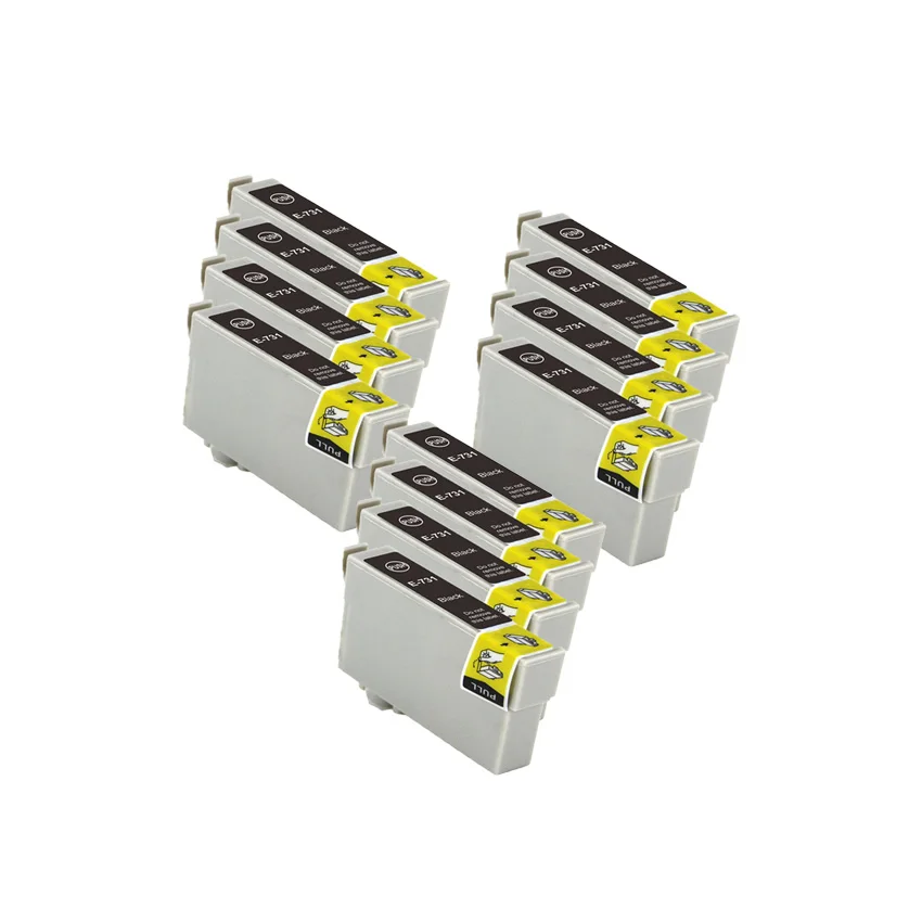 Совместимый картридж T0731N BK с черными чернилами для EPSON T13 TX102 TX103 TX121 C79 C90 C92 C110 CX3900