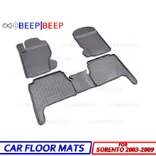 Для Kia Sorento 2003-2009 автомобильные коврики ковры Авто Пол пылезащитный нескользящий автомобильный Стайлинг Защита интерьера