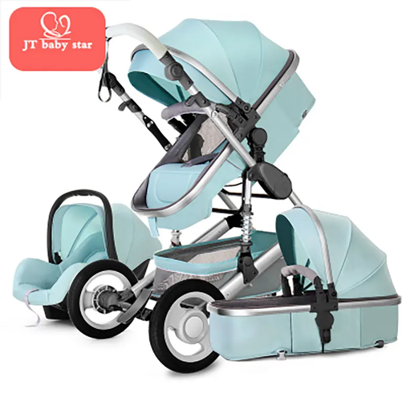 

Golden baby brand high landscape stroller seated folding 0-3 years old portable newborn BB cart 3 in 1 baby stroller