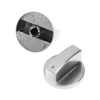 

2Pcs Universal Cooker Oven Gas Stove Control Range Knob Switch Replacement Metal