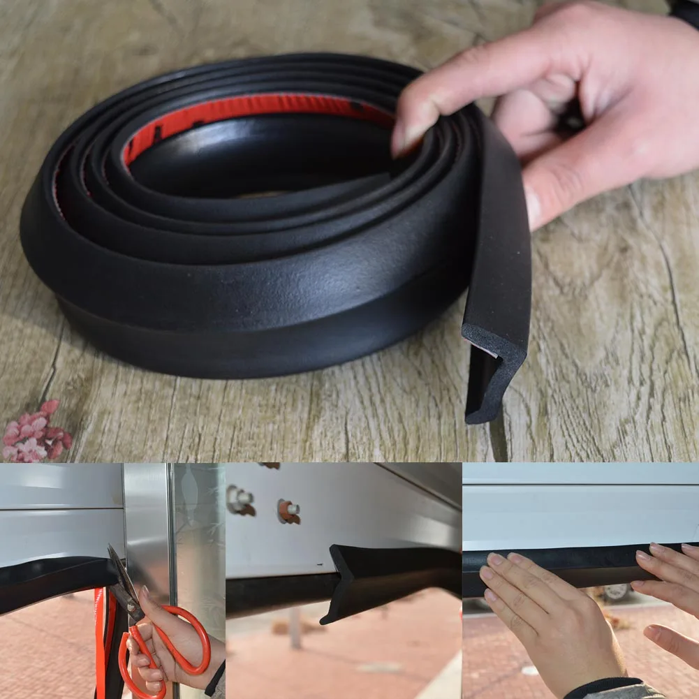 Us 24 73 30 Off 5m Garage Door Bottom Weather Stripping Rubber Seal Strip Replacement Door Bottom Seal Tsh Shop In Sealing Strips From Home