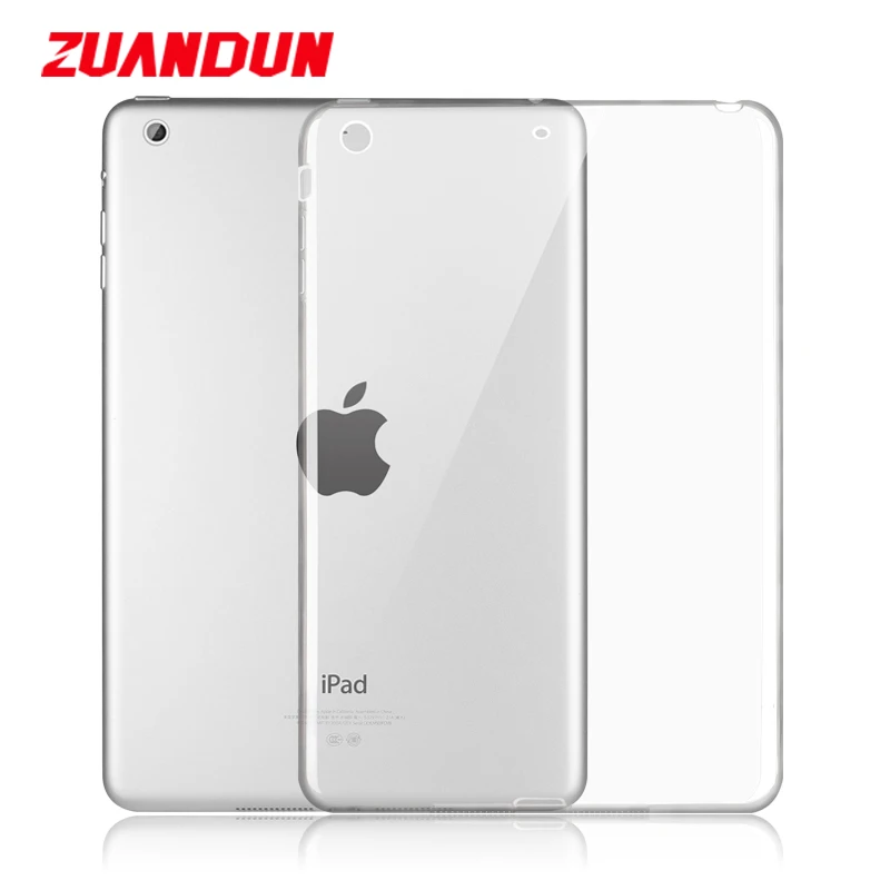 

Soft Silicone TPU Case For iPad Air 1 Shockproof Cover Luxury Transparent Clear Full Protection Case For iPad Air Tablets Cases
