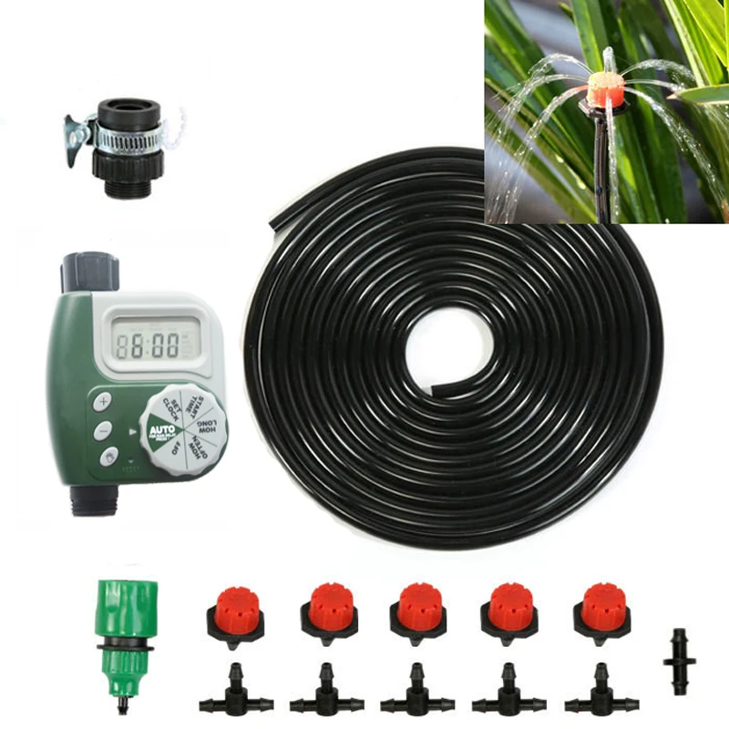 DIY Micro Irrigation Drip System, Plant Self Automatic Watering Timer