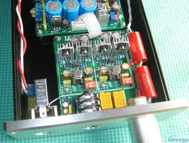IWISTAO Headphone Amplifier Pure HIFI Class A Amp Discrete Component Lehmann Upgraded Version Metal-sealing LM47910