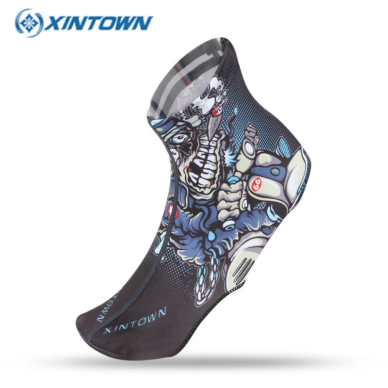 

XINTOWN 2018 Quick Dry Lycra Cycling Shoe Cover Windproof Sneaker Overshoes Winter MTB Bike Cycling Men Bicycle Accessories