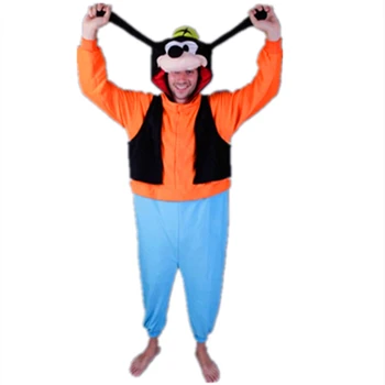 

Hot Adults Costumes Anime Goofe Onesie Cute Goof Dog Pajamas Sleepwear Costumes For Unisex