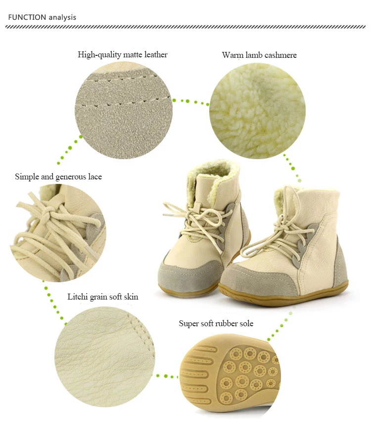 Детские зимние сапоги из натуральной кожи; детские короткие сапоги на застежке-липучке с кружевом; теплая зимняя качественная модная обувь для мальчиков и девочек
