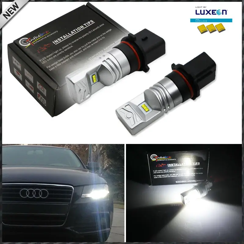 iJDM Error Free 6000K White Powered By Luxen LED P13W SH24W Bulbs For 2008-2012 Audi A4 Q5 S4 B8 Daytime Running Lights,12V LED iJDM Error Free 6000K White Powered By Luxen LED P13W SH24W Bulbs For 2008-2012 Audi A4 Q5 S4 B8 Daytime Running Lights,12V LED