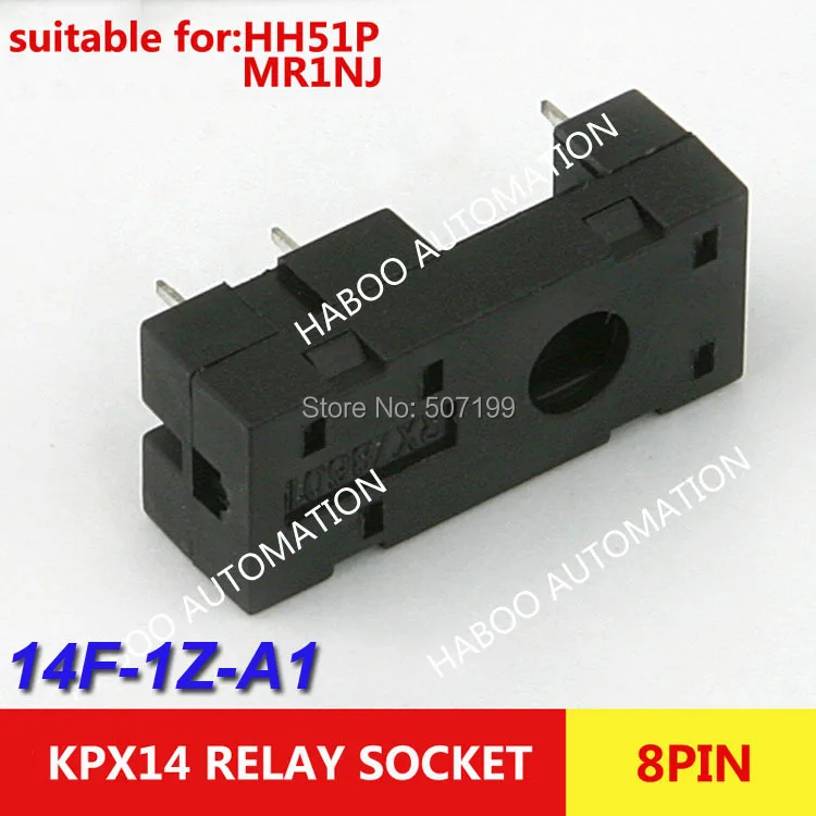 

100pcs 5PIN switch socket Relay socket KPX14 PI-35-0 mini relay socket 10A 300V