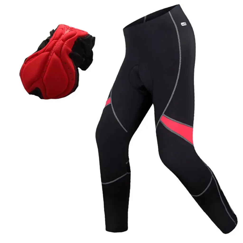 Santic Men's Winter Bicycle Cycling Pants Tight Bike Clothing Fleece