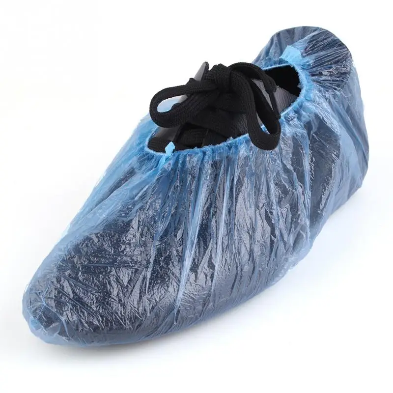 100pcs Shoe Covers Disposable Blue Shoe Covers Waterproof Boot Cover Overshoes Reusable Shoes Protector Rain Cover For Home Use цена 100pcs Shoe Covers Disposable Blue Shoe Covers Waterproof Boot Cover Overshoes Reusable Shoes Protector Rain Cover For Home Use цены онлайн