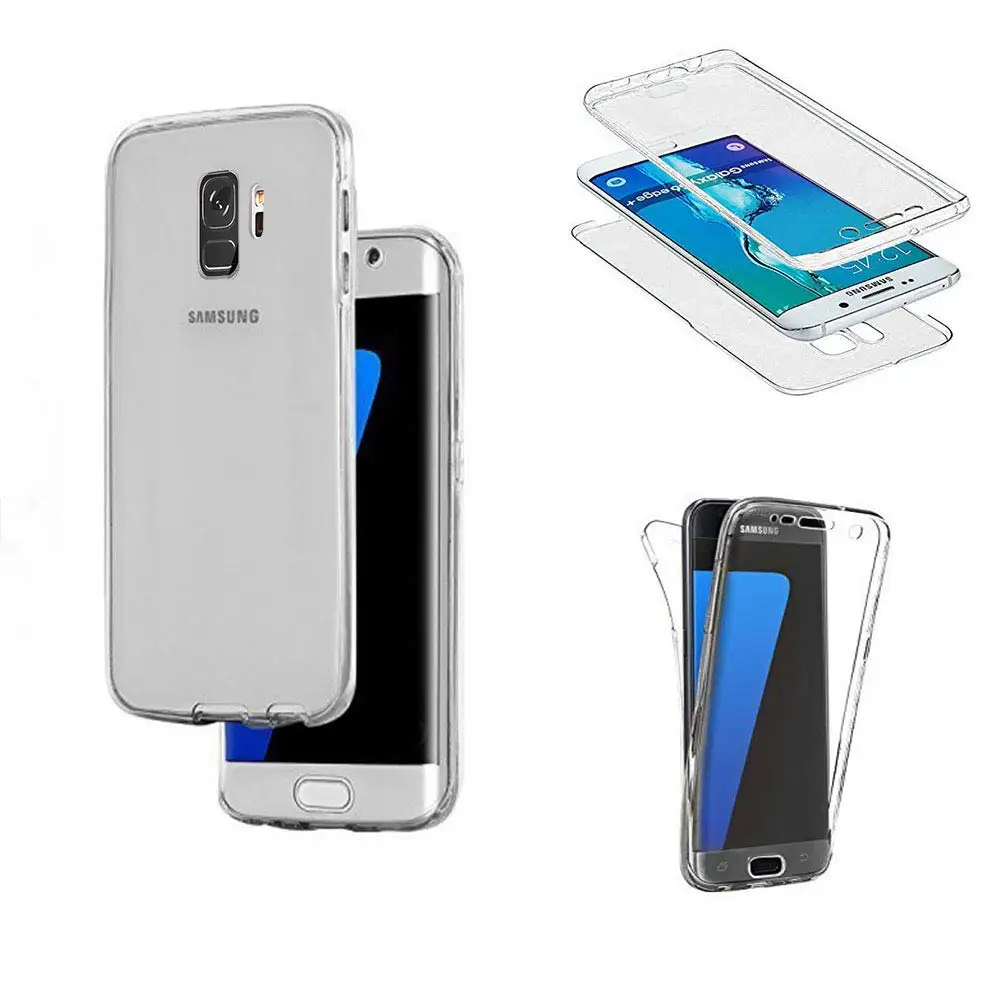 Для Samsung Galaxy A7 A6 A8 2018 A750 J4 J6 Plus j2 Pro J8 S8 S9 S7 S6 Note 8 9 5 4 Мягкий Прозрачный чехол с полным