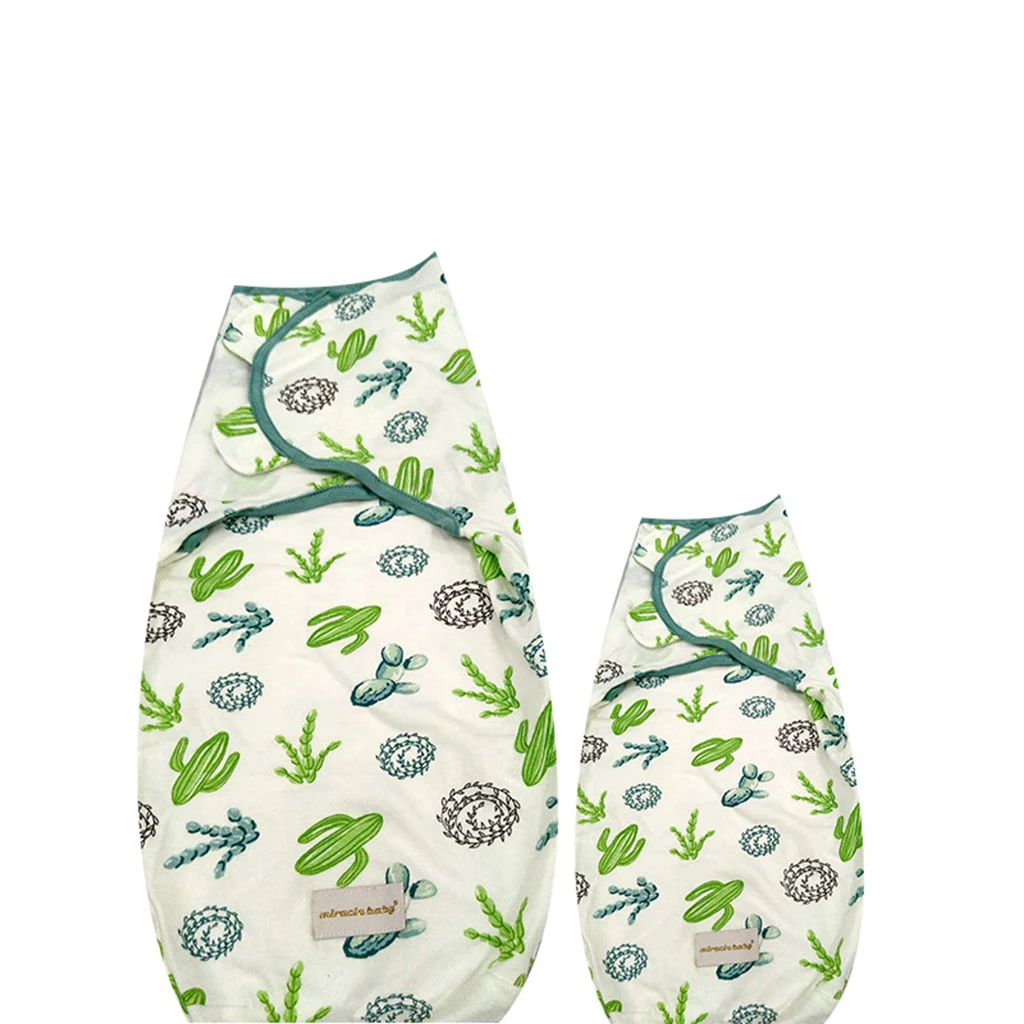 Spring Summer Style 100% Cotton Baby Sleeping Bag Infant Swaddle Blanket