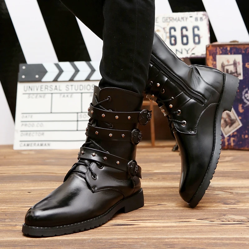 Popular Gothic Boots MenBuy Cheap Gothic Boots Men lots from China