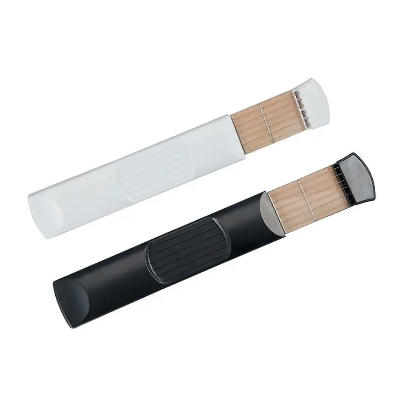 

Portable Pocket Acoustic Guitar Practice Tool 6 String 4/6 Fret Model Gadget Chord Trainer for Beginner Guitar Parts