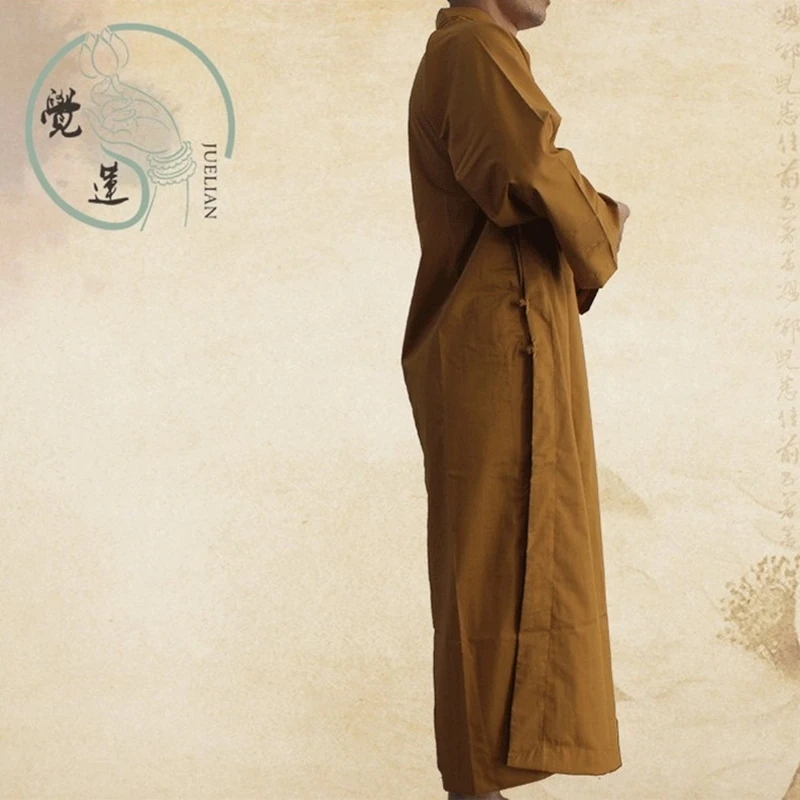 Buddhist monk robes buddhist clothing shaolin monk robes new chinese shaolin clothing uniform AA007