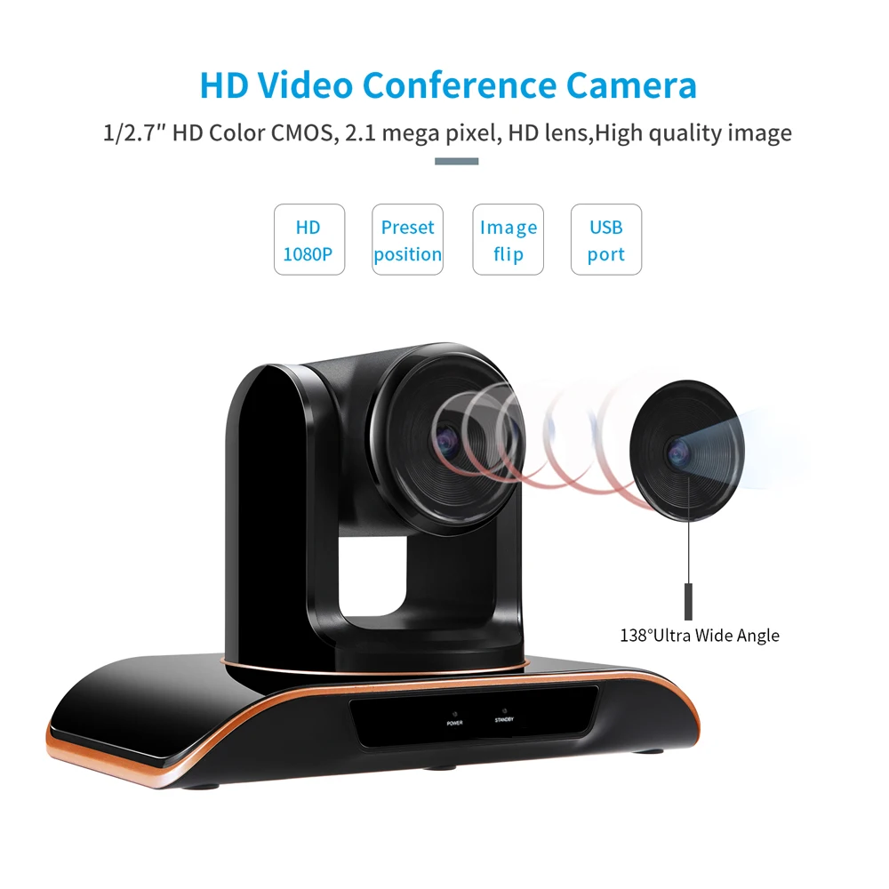 Камера для видеоконференций TONGVEO VHD1080 Pro FHD H.264 1080 P USB2.0 с фиксированным фокусом на