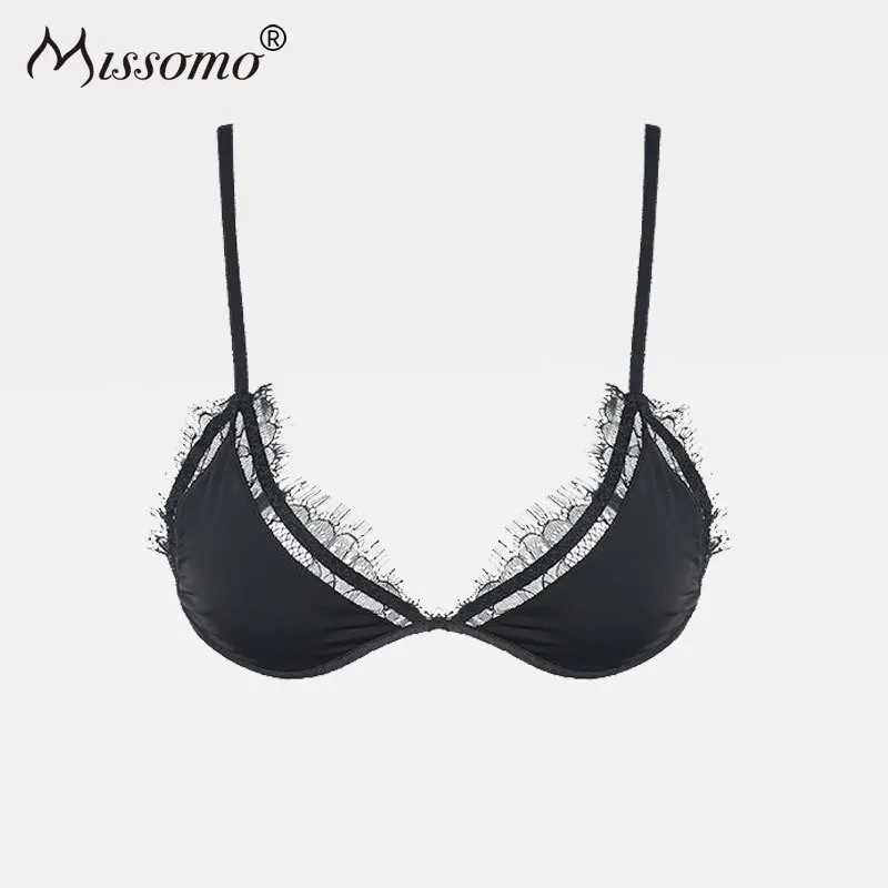 Missomo Silk Lace Bras For Women Sexy VS BH Stripper Bralet Porno Modis Push Up Bralette Floral ...