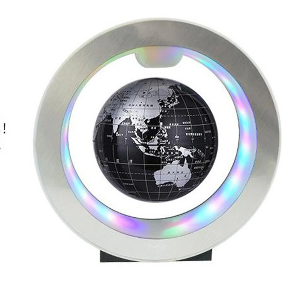6 ''географический мир глобус Магнитный Плавающий LED левитирующий вращающийся