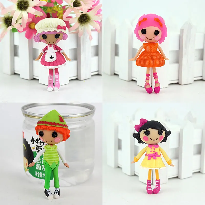 4 шт. в 1,3 дюйма оригинальные MGA куклы Lalaloopsy Мини Куклы - Цвет: 01