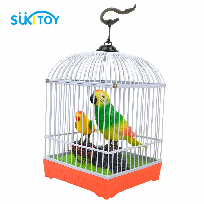 Birds Pets Music Electric Bird Singing Bird Toys With Button Battery