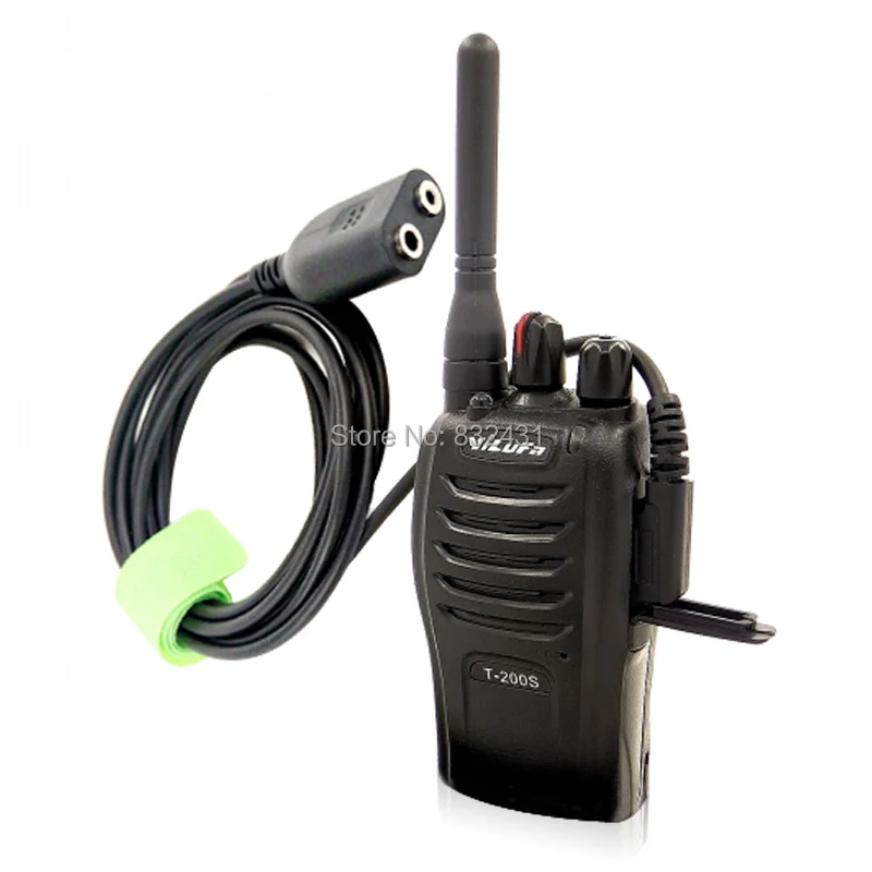 K type 2 Pin Microphone Earpiece Extended Cable 9