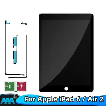 

9.7" LCD For Apple iPad 6 Air 2 A1567 A1566 100% AAA+ Grade LCD Display Touch Screen Digitizer Assembly Replacement parts