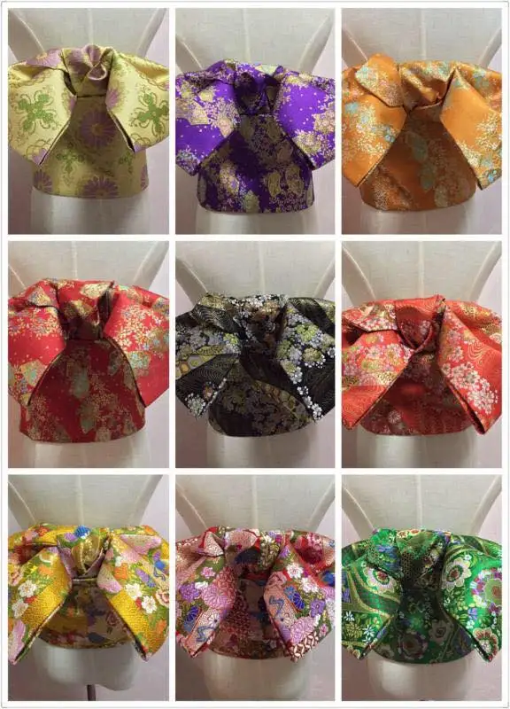High Quality Printed Japanese Formal Dress Belt Kimono Yukata Accessory Obi 5 Styles Floral Bow Obis Adult Women Cosplay Props High Quality Printed Japanese Formal Dress Belt Kimono Yukata Accessory Obi 5 Styles Floral Bow Obis Adult Women Cosplay Props