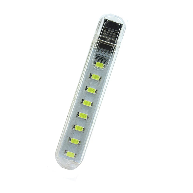 IVYSHION мини USB светодиодный светильник портативный 3/8 светодиодный s Ночной светильник Настольная лампа теплый белый светильник светодиодный светильник для внешнего аккумулятора ПК ноутбука лампа
