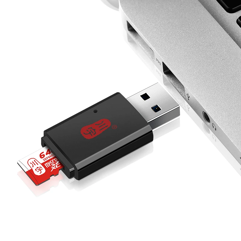 Kawau USB3.0 Портативный TF Micro sd кард ридер для компьютера карты памяти с одним слотом