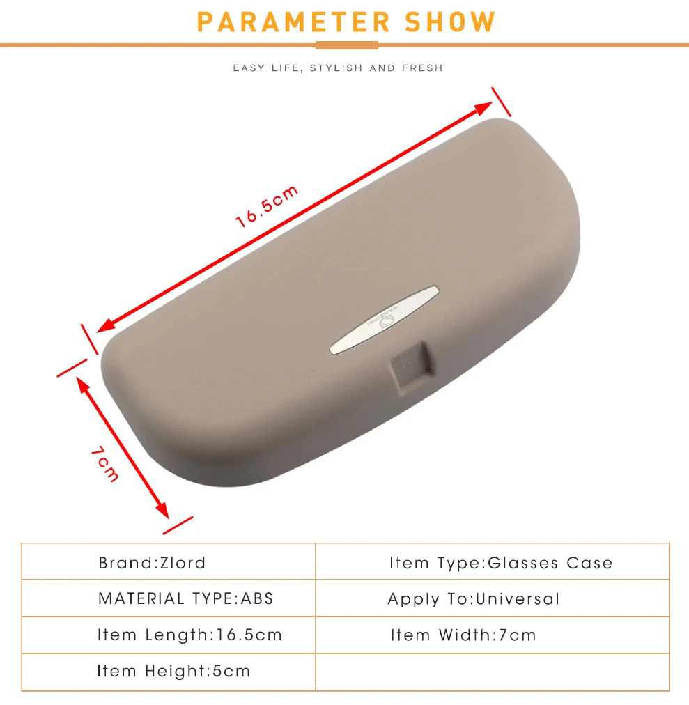 Чехол для очков Zlord, органайзер, коробка для солнцезащитных очков, держатель, карманы для хранения для Toyota Corolla CHR C-HR Rav4 Avensis Prius Yaris Prado