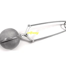 400 шт/партия Быстрая 4,5 см чайный настойник из нержавеющей стали чайник заварочный шар сетка чайная Ручка Фильтра Сито-заварник