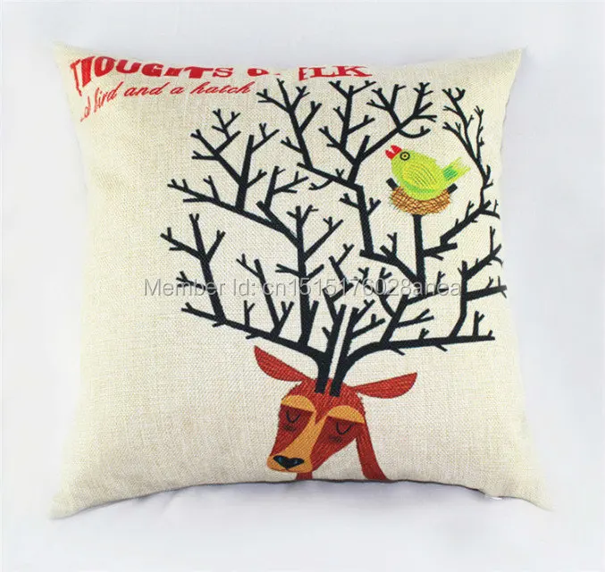 Free Shipping 190 Types Pattern 40/45/50/55/60cm Cartoon Style Digital Print Pillow Case PCILPC-A1-01-12