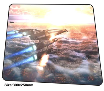

mass effect mousepad 300x250x3mm gaming mouse pad big gamer mat gel game computer desk padmouse ergonomic large play mats
