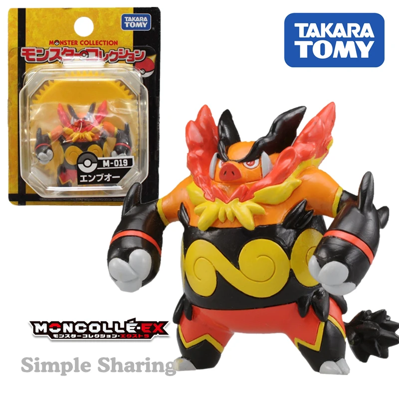 TAKARA TOMY Tomica-конструктор с фигурками из м/ф “Покемон” Enbuoh сайту Emboar коллекционные