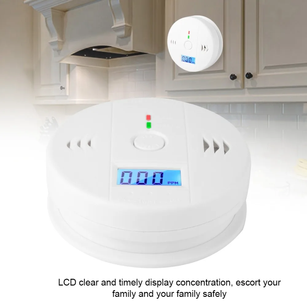 Goedkoop Hoge Kwaliteit Koolmonoxidemelder CO Rook Intelligente Sensor Vergiftiging Gas Waarschuwing Detector smart rookmelder