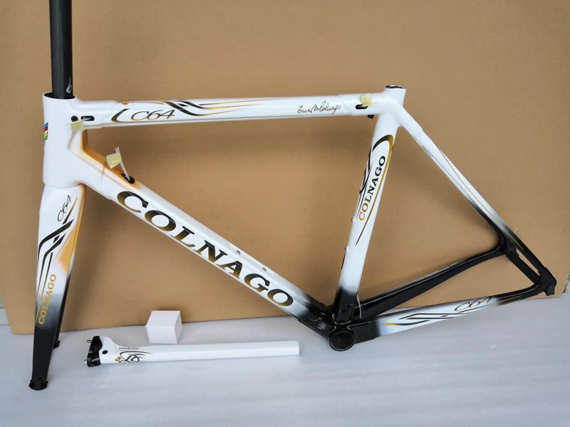 Новое поступление T1100 UD матовый глянцевый черный красный Colnago C64 карбоновая рама