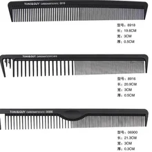 Полный lseries выбрать спа профессиональные салонные для волос Расческа для парикмахерских укладки стилиста расчески из углеродного волокна