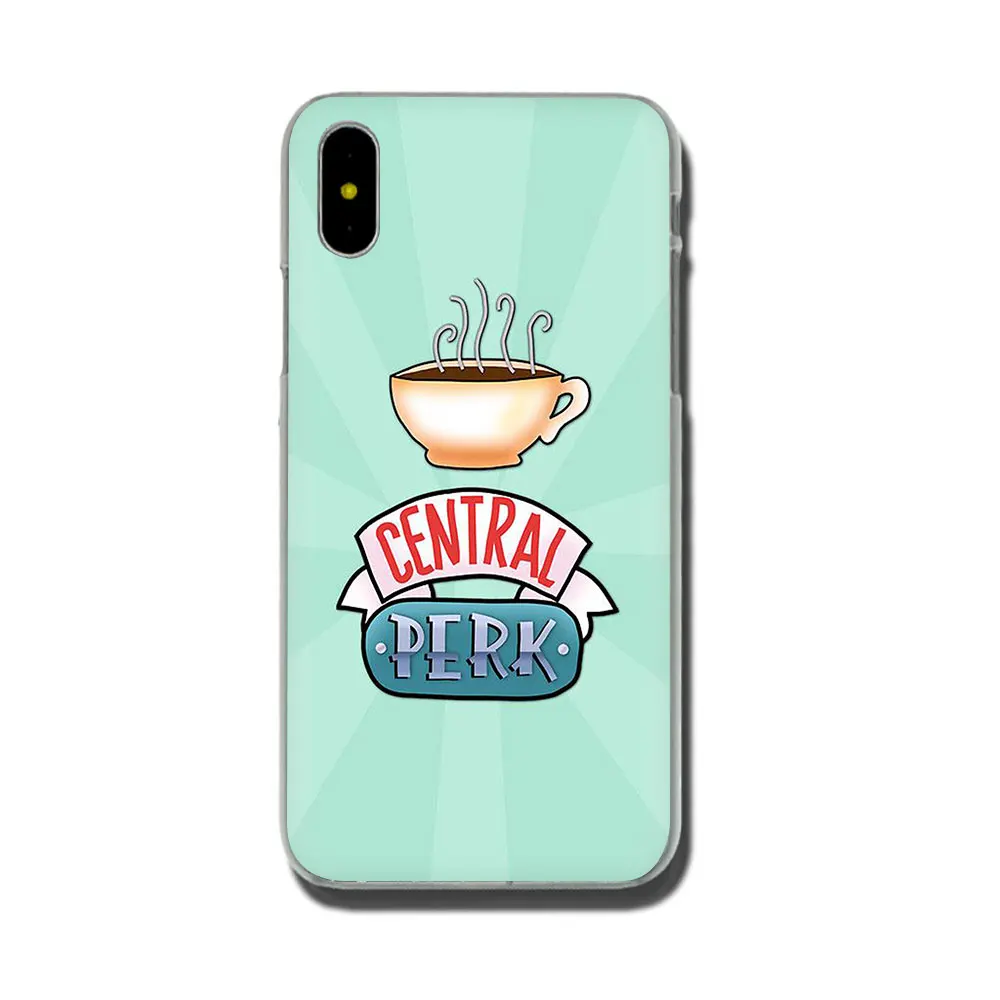 Центральный Perk кофе друзья ТВ шоу жесткий чехол для телефона для iPhone 11 Pro XR XS Max X 8 7 6 6S Plus - Цвет: H1