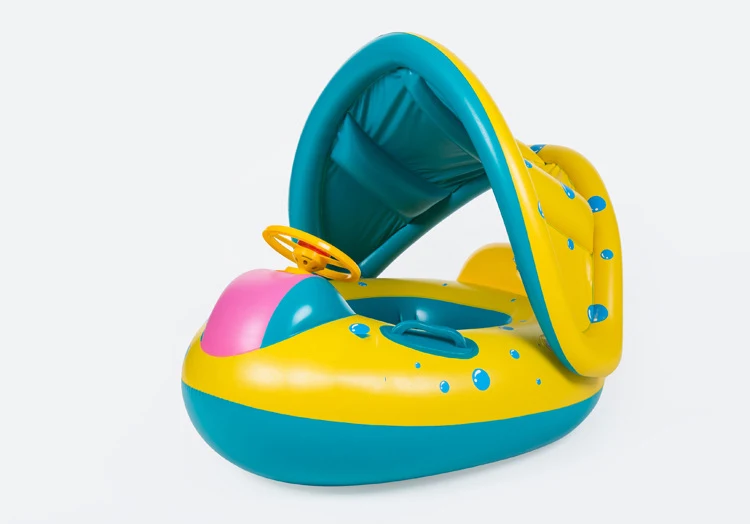 Надувной круг для купания ребенка кольцо сиденье, круг Регулируемый Зонт бассейн поплавки шкафа Piscina воды надувной матрас на кровать для