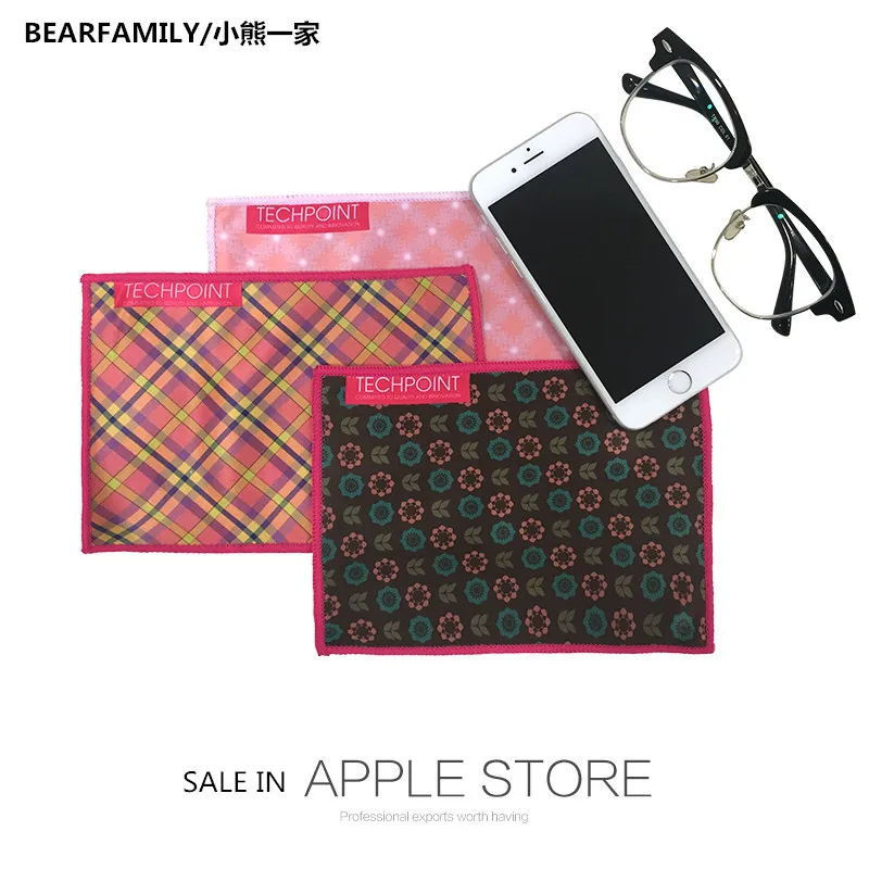 Mobile Accessories microfiber cleaning cloth for iPhone,iPad,iMac,MacBook,Xiaomi screen cleaning fingerprint remove Computer TV