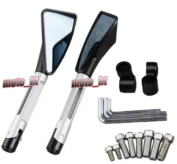 

CNC Rear View Mirrors Rearview Side Wing Mirrors For Ducati /Suzuki /KTM /Yamaha /Kawasaki /Triumph /Honda All Street Bikes Pair