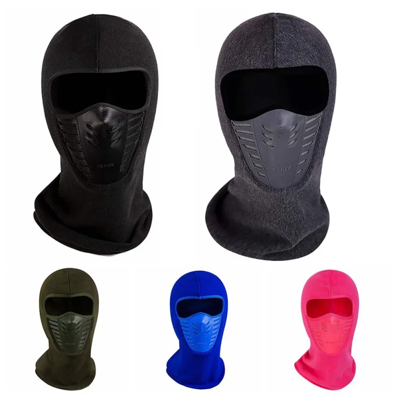 

Ski Face Mask Full Face Cycling Mask Cover Wind-proof Anti-Pollution Bike Bicycle Warm Face Fhield Men/Women Dust-proof